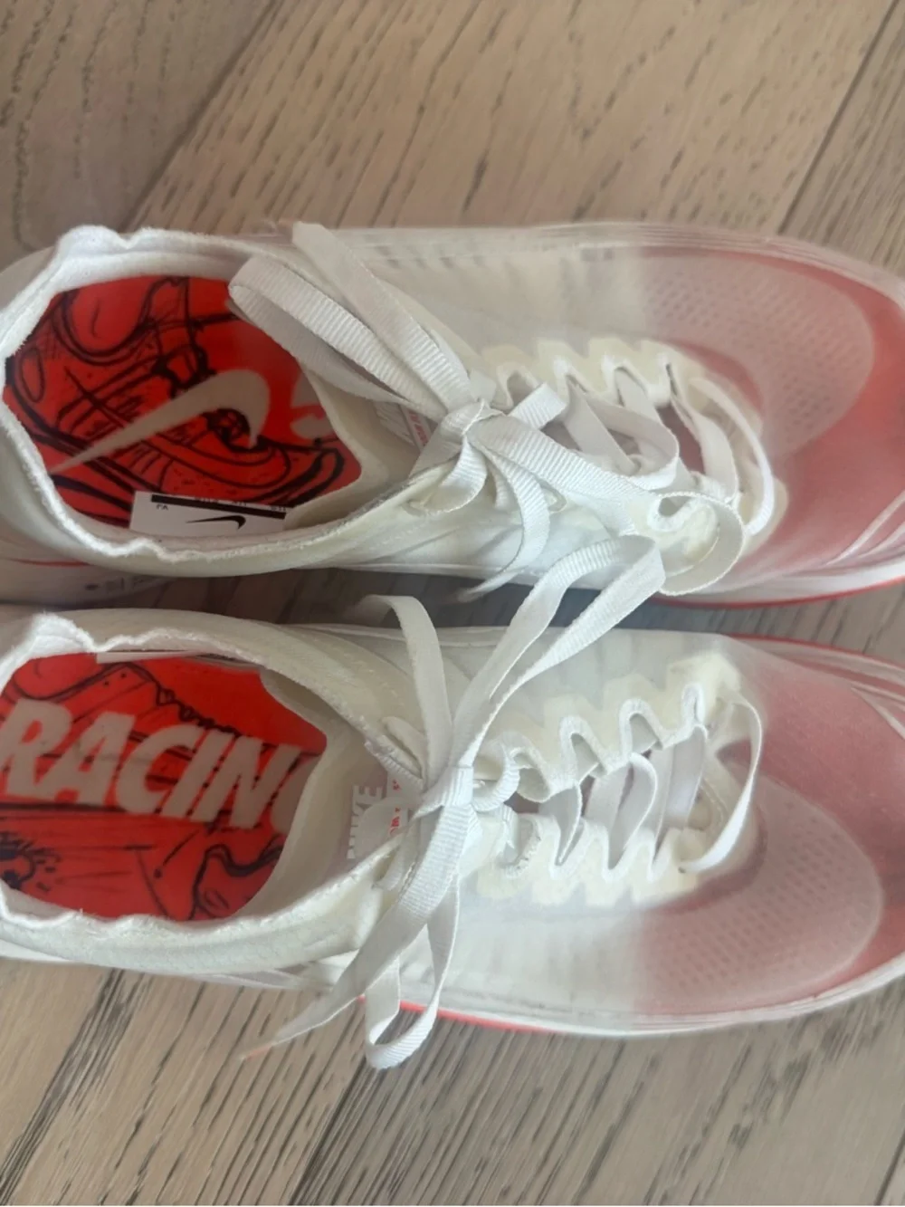 Nike Zoom Fly SP AJ8229 106 White Sail Bright Crimson US Size 9